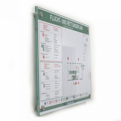Türschild VITRUM 300 500 mm
